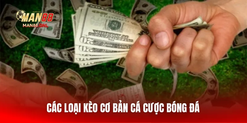 Các loại kèo cơ bản cá cược bóng đá 