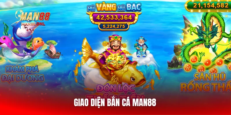 Giao diện Bắn Cá Man88
