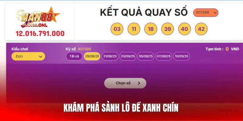 Khám phá sảnh Xổ Số xanh chín