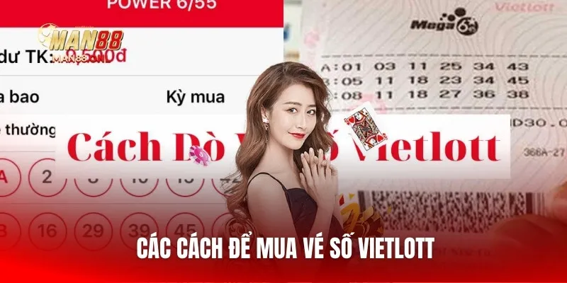 Các cách để mua vé số Vietlott