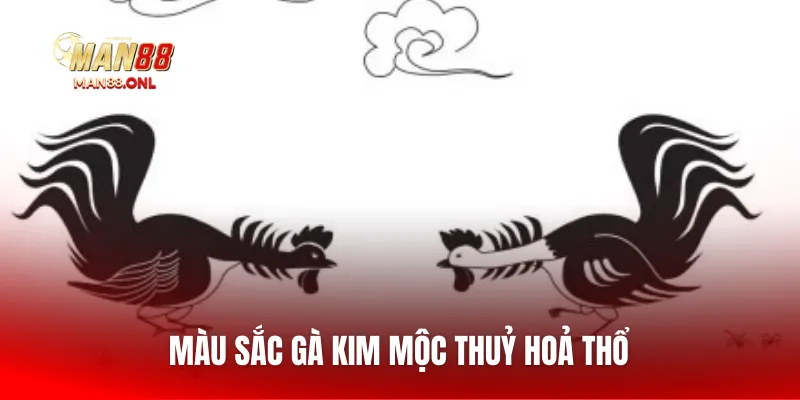 Màu sắc gà kim mộc thuỷ hoả thổ 