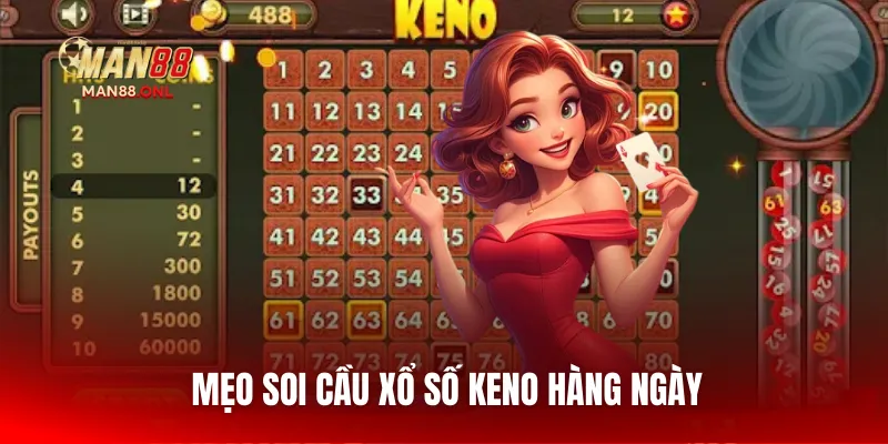 Mẹo soi cầu xổ số Keno hàng ngày